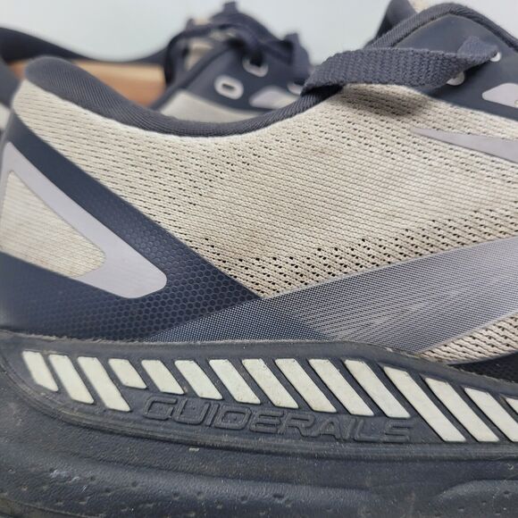Brooks Adrenaline GTS 23 Mens 12 Wide Shoes Gray Running 1103912E065 Gym Walking main image 5